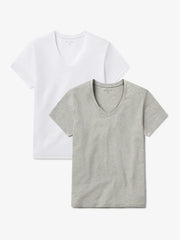 Relaxed V-Neck Marcy Tee 2-Pack