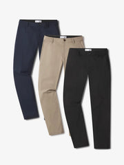Slim Tech Pants 3-Pack