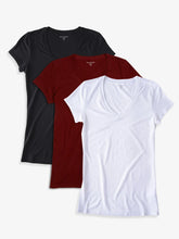 Fitted V-Neck Marcy 3-Pack