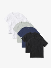 Everyday Cotton Crew Tee 6-Pack