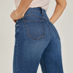 High Rise Cropped Straight Leg Gilmore Jeans