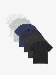 Everyday Cotton Crew Tee 6-Pack