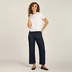 High Rise Cropped Straight Leg Gilmore Jeans