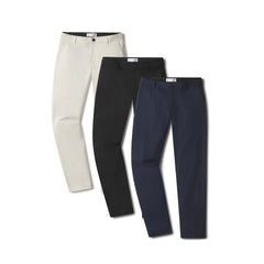 Slim Tech Pants 3-Pack