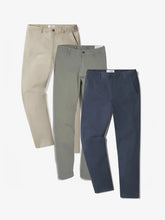 Everyday Comfort Slim Chino Pants 3-Pack