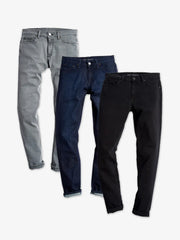 Slim Stone, Crosby and Jay 3-Pack Jeans