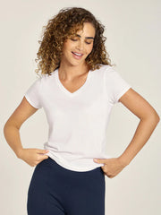 Fitted V-Neck Marcy Tee