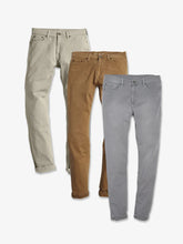 Straight Twill Stretch Jeans 3-Pack