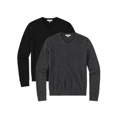 Classic Cashmere V-Neck Bergen Sweater 2-Pack