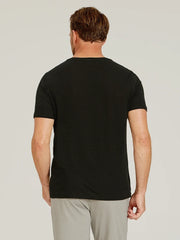 Linen Blend Crew Tee