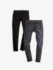 Slim Barclay and Slim Stone 2-pack Jeans