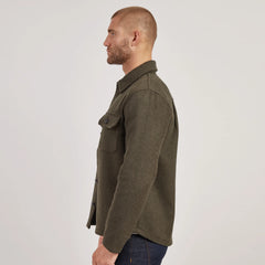 Oversized Wool Shirt Jacket