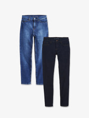 Slim Straight Travel Stretch Jeans 2-Pack