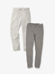 Everyday Comfort Slim Chino Pants 2-Pack