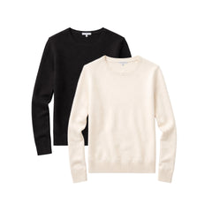 Cashmere Raglan Crew Cambridge Sweater 2-Pack