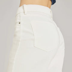 High Rise Cropped Straight Leg Mercer Jeans