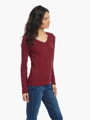 Long Sleeve V-Neck Marcy