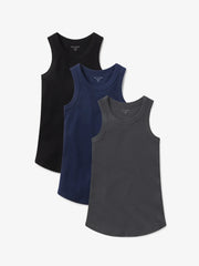 Rib Tank Tee 3-Pack