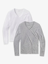 Long Sleeve V-Neck Tee Marcy 2-Pack