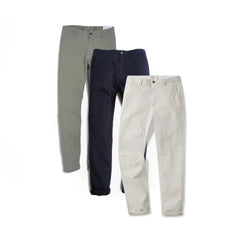 Everyday Comfort Slim Chino Pants 3-Pack