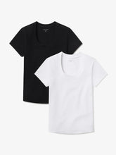 Rib Scoop Neck Tee 2-Pack