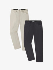 5 Pocket Travel Pants 2-Pack