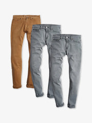 Slim Mercer and Slim Stone 3-Pack Jeans