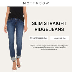Mott&Bow | Slim Straight Ridge Jeans tt