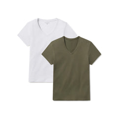 Relaxed V-Neck Marcy Tee 2-Pack