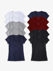 Fitted V-Neck Marcy 10-Pack