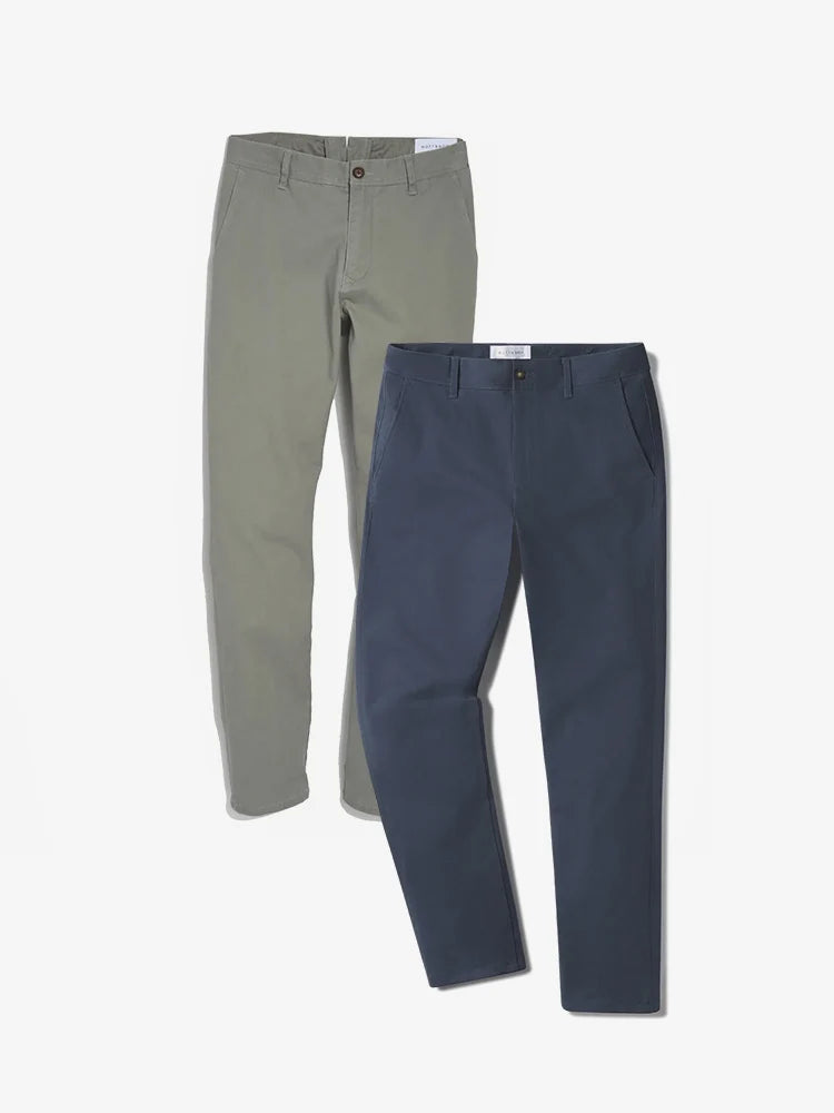 Everyday Comfort Slim Chino Pants 2-Pack
