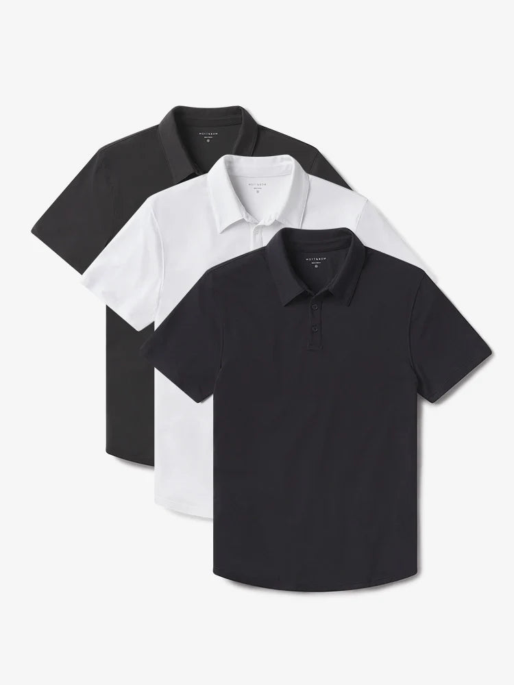 Luxe Performance Polo 3-Pack