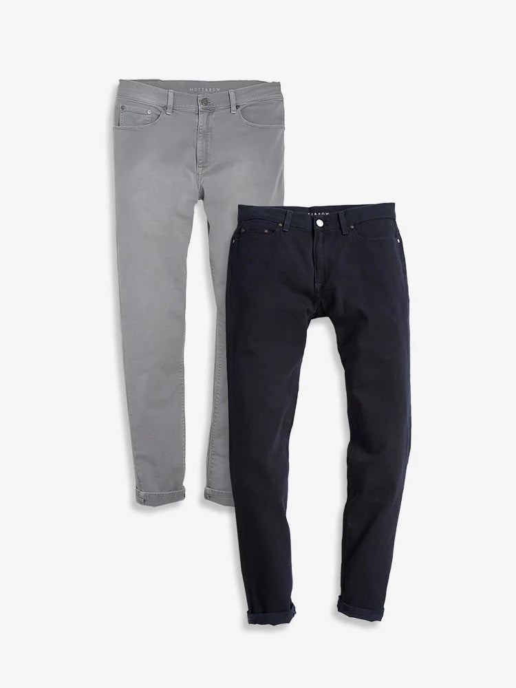 Skinny Twill Stretch Jeans 2-Pack