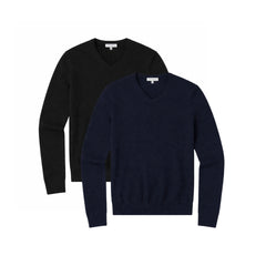 Classic Cashmere V-Neck Bergen Sweater 2-Pack