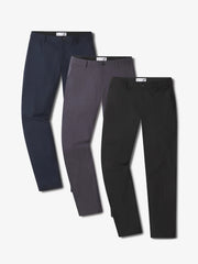 Slim Tech Pants 3-Pack