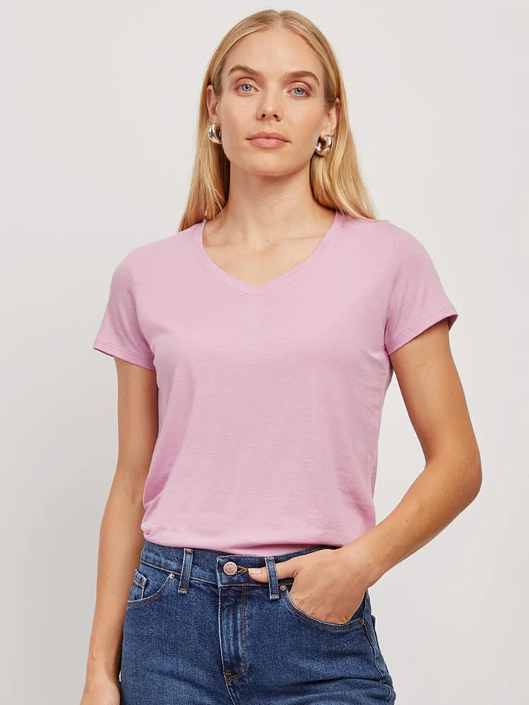 Fitted V-Neck Marcy Tee (Copy)
