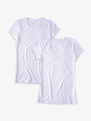 Fitted Crew & V-Neck 2-Pack WDP4