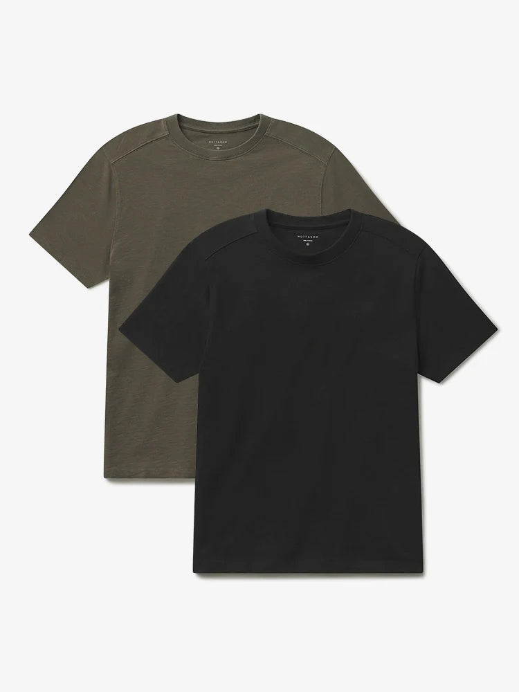 Cotton Jersey Oversized Tee 2-Pack