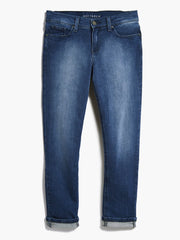 Mid Rise Slim Straight Laight Jeans