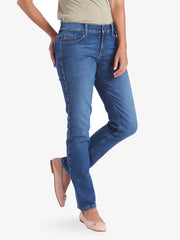 Mid Rise Slim Straight Grand Jeans
