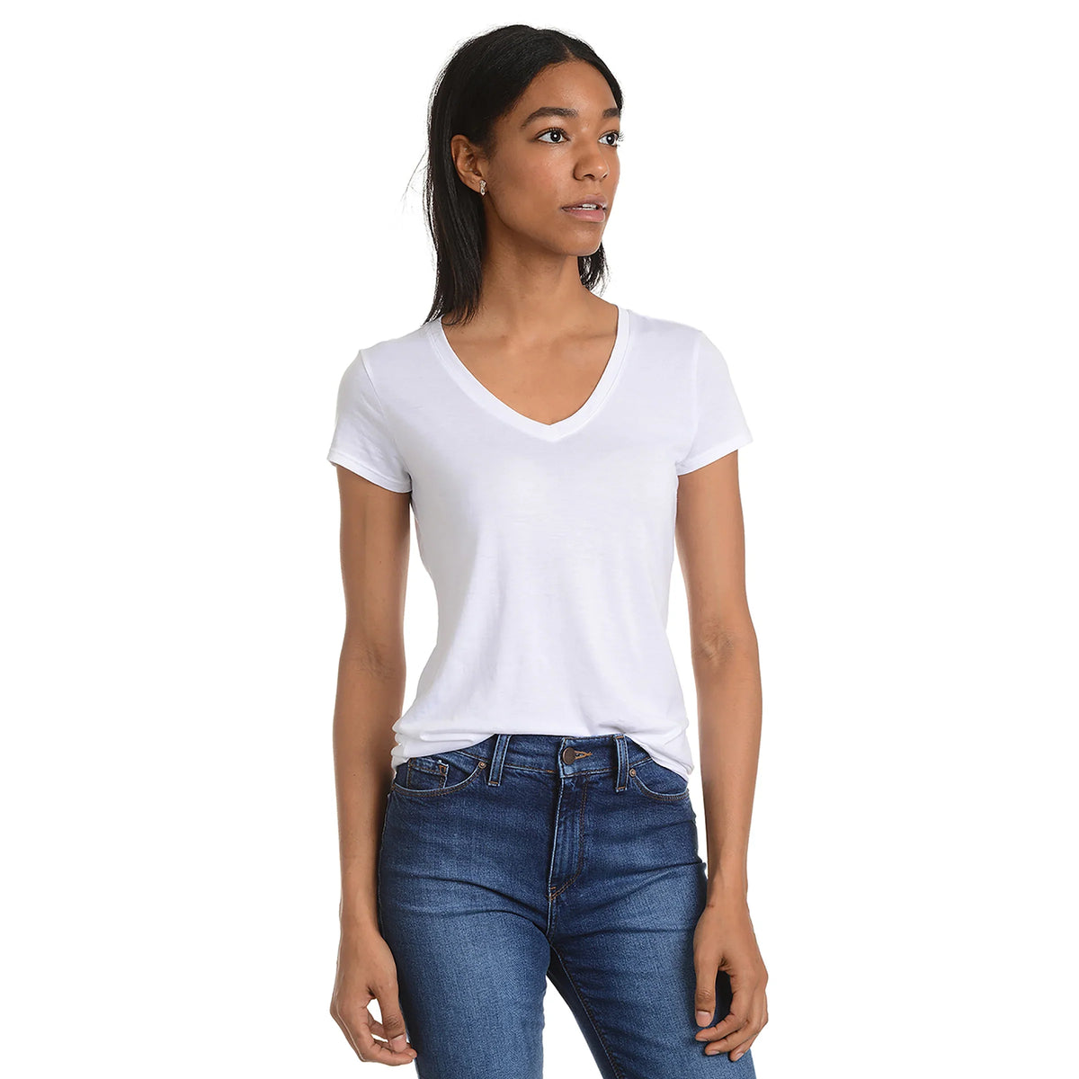 Mott&Bow | Fitted V-Neck Marcy Tee tt