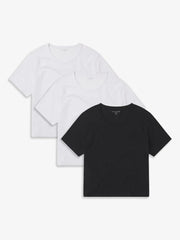 Everyday Cotton One Pocket Crew Tee 3-Pack