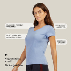 Fitted V-Neck Marcy Tee