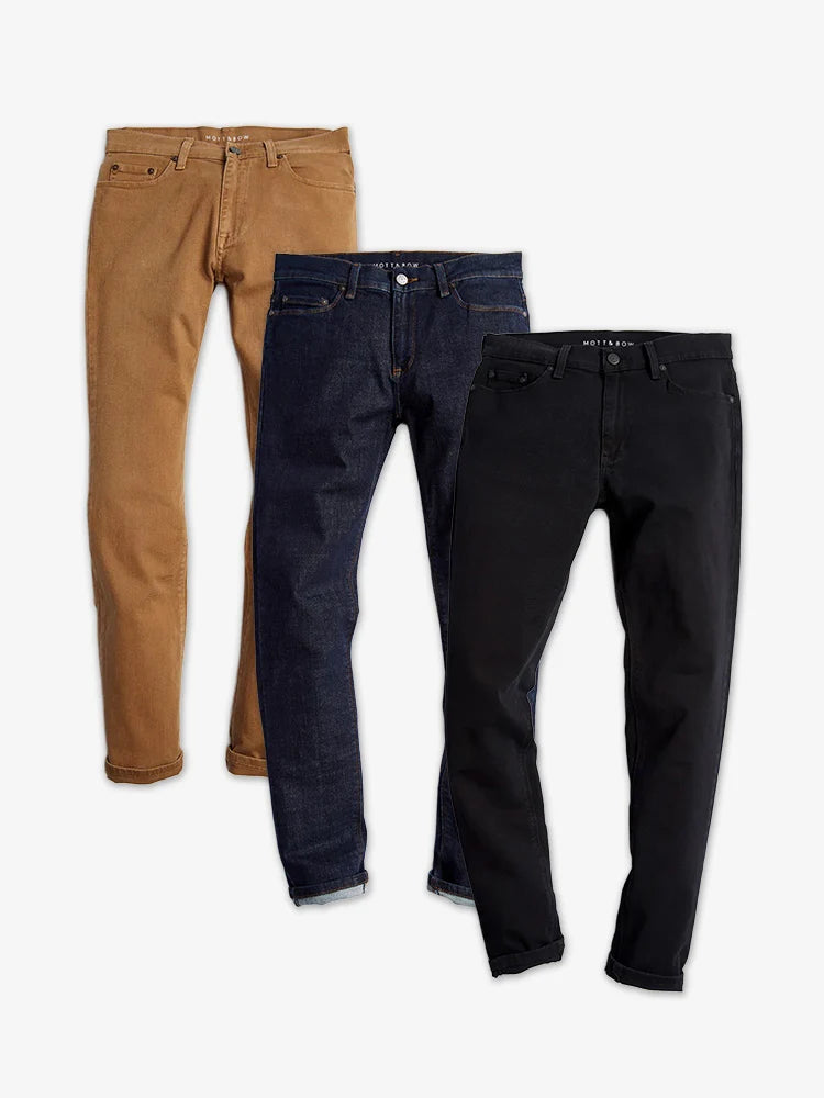 Slim Mercer, Wooster and Jay 3-Pack Jeans