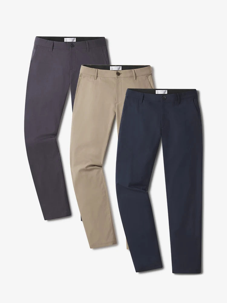 Slim Tech Pants 3-Pack