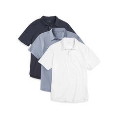 Jersey Sueded Polo 3-Pack