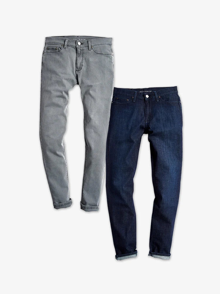 Slim Stone and Slim Crosby 2-Pack Jeans