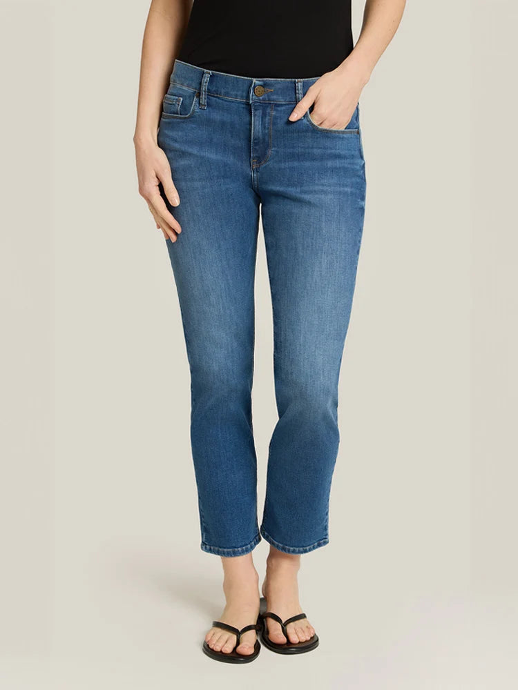 Mid Rise Slim Straight Logan Jeans