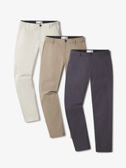 Slim Tech Pants 3-Pack