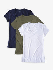 Fitted V-Neck Marcy 3-Pack WDP3